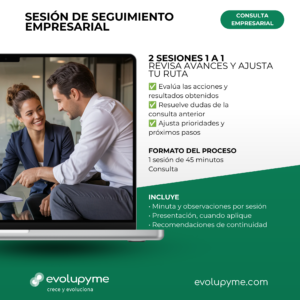 Sesión de Seguimiento Empresarial